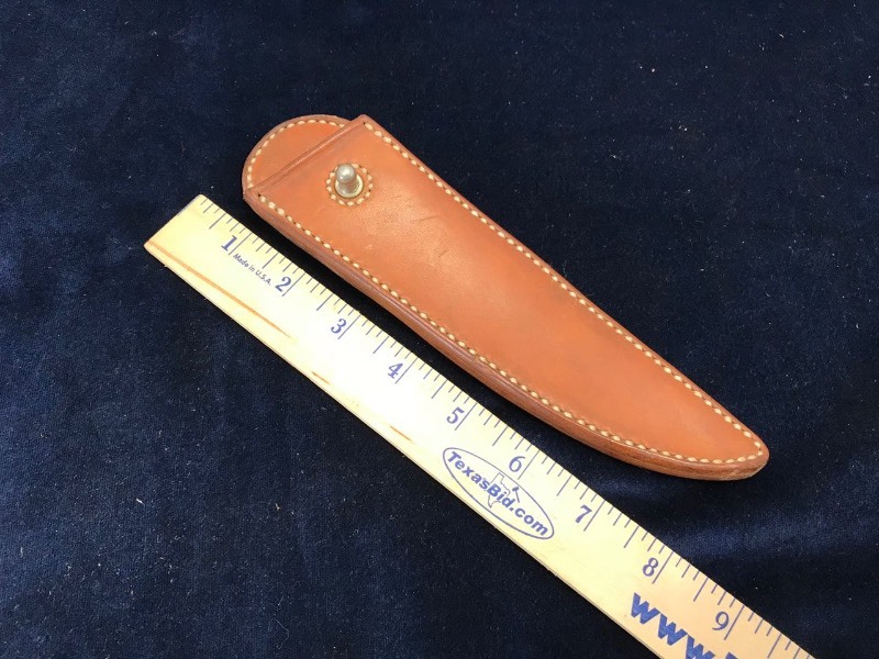 lot 281 image: Sheath  Joe Keesler, Master Smith, Belt Stud