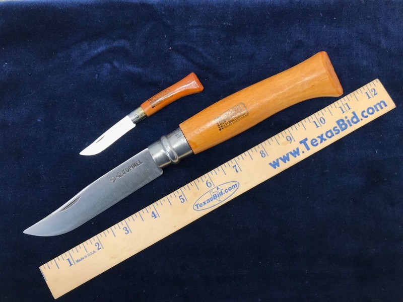 lot 287 image: (2) Knives  Opinel French