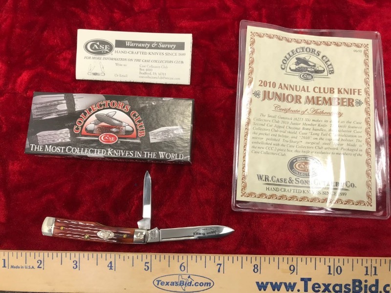 lot 317 image: Case Collectors Club Junior Member 2010 L50