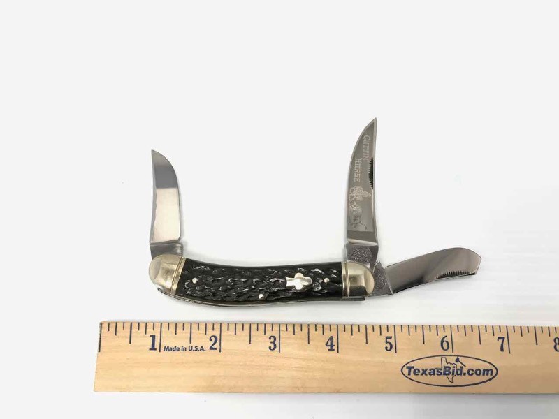 lot 343 image: Bulldog Knife  Cutting Horse