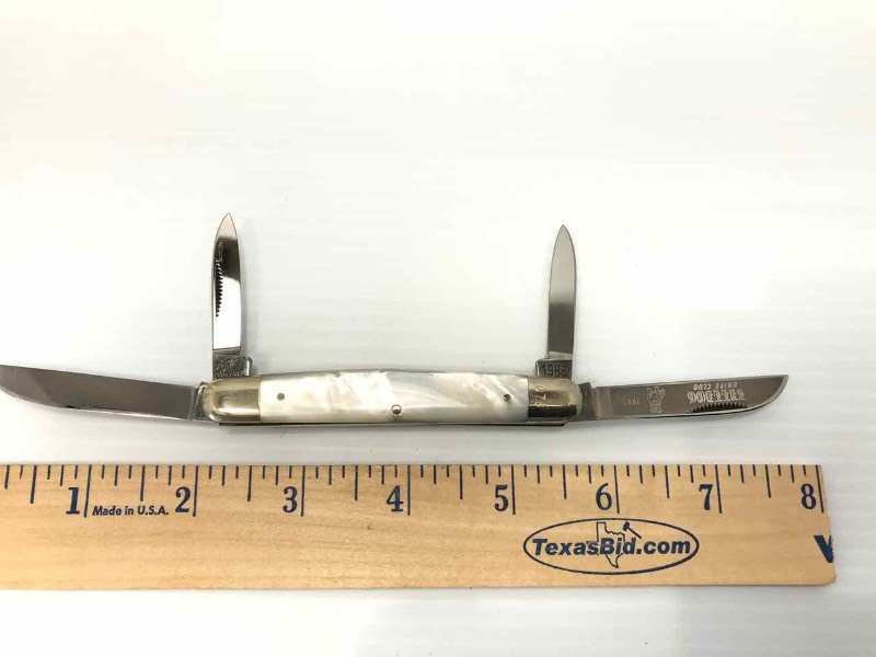 lot 351 image: Bulldog Knife  Knife Club 1985, Mother of Pearl