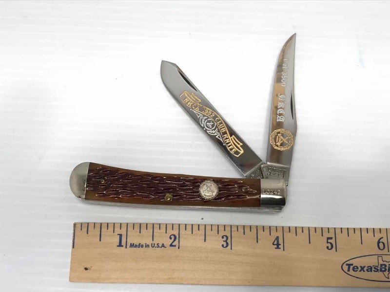 lot 407 image: NKCA Club Knife  Sargent Queen City