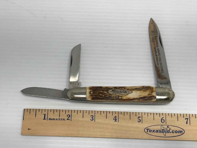 lot 409 image: NKCA Club Knife  1975 NKC & DA 1179 Solingen Germany
