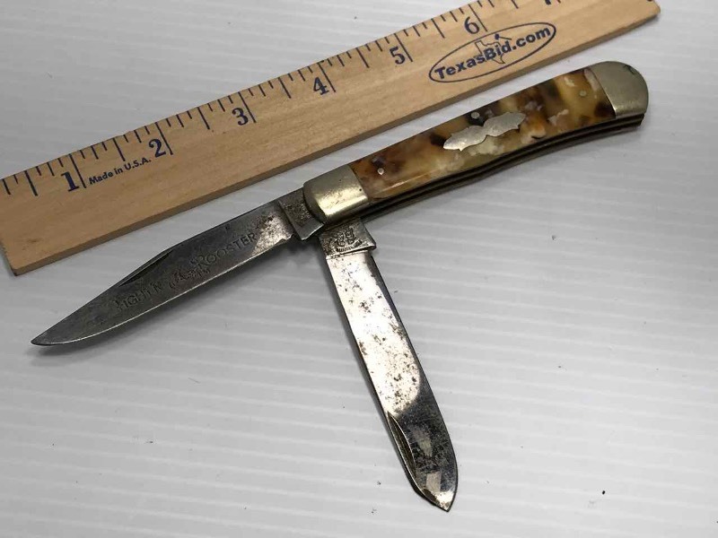 lot 477 image: Fightn Rooster Knife (rusty)