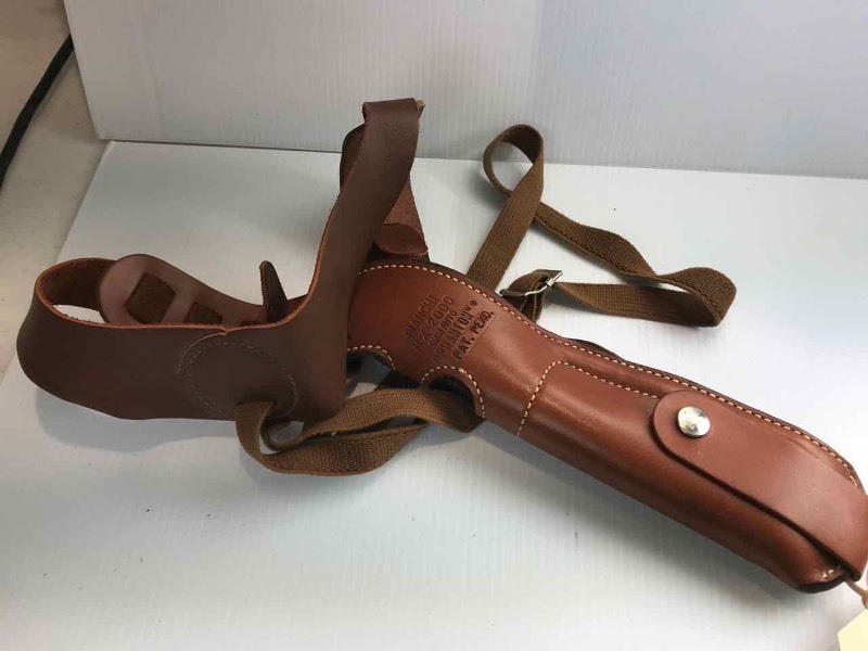 Bianchi: Leather Shoulder Holster X-2000 9mm Auto 