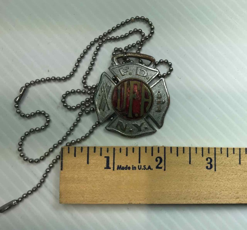 lot 603 image: Fire Department Pendant
