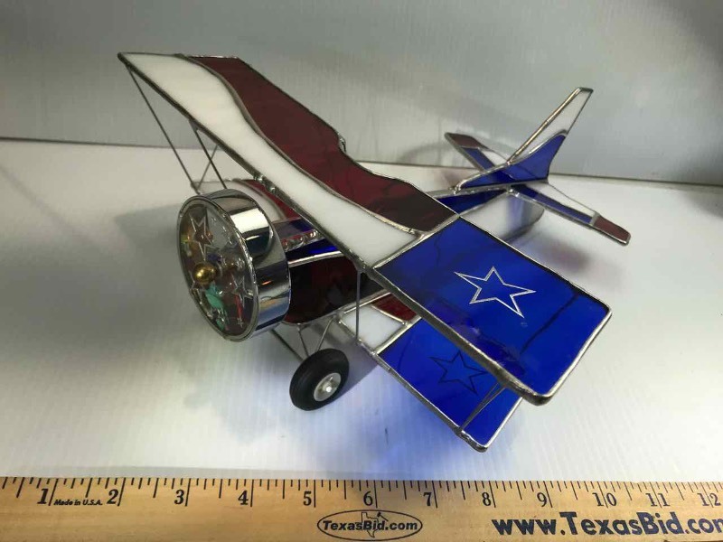 lot 604 image: Kaleidoscope  Stained Glass Plane