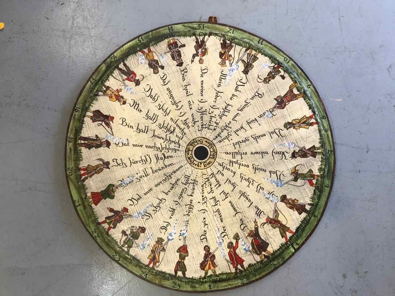 lot 612 image: Round Plaque A Bad Shot with (out) excuses