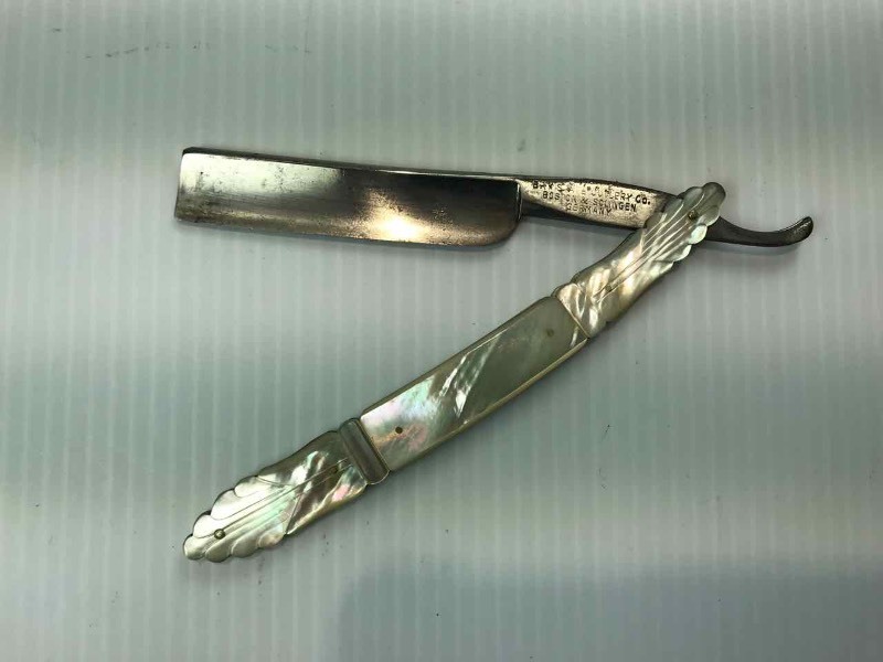 lot 702 image: Straight Razor  Bay State Cutlery Co. Boston & Solingen Germany