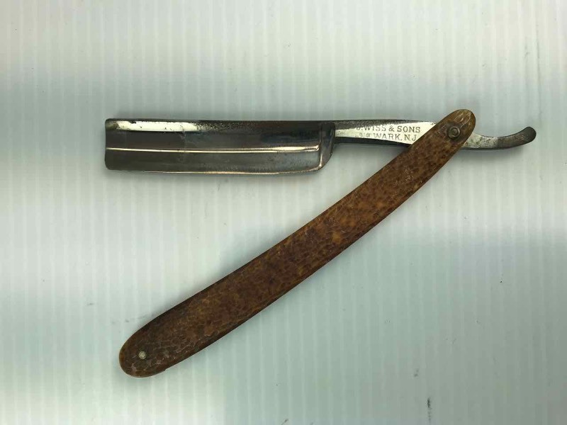 lot 720 image: Straight Razor  J. Swiss & Sons, Newark NJ