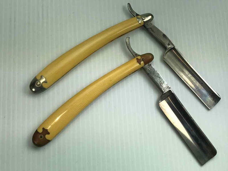 lot 776 image: (2) Straight Razors  Donovan, Frederick Reynold