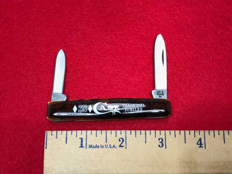 lot 506 image: Knife  Case Commemorative 278 Diamond Jubilee 1905-1980 (75)