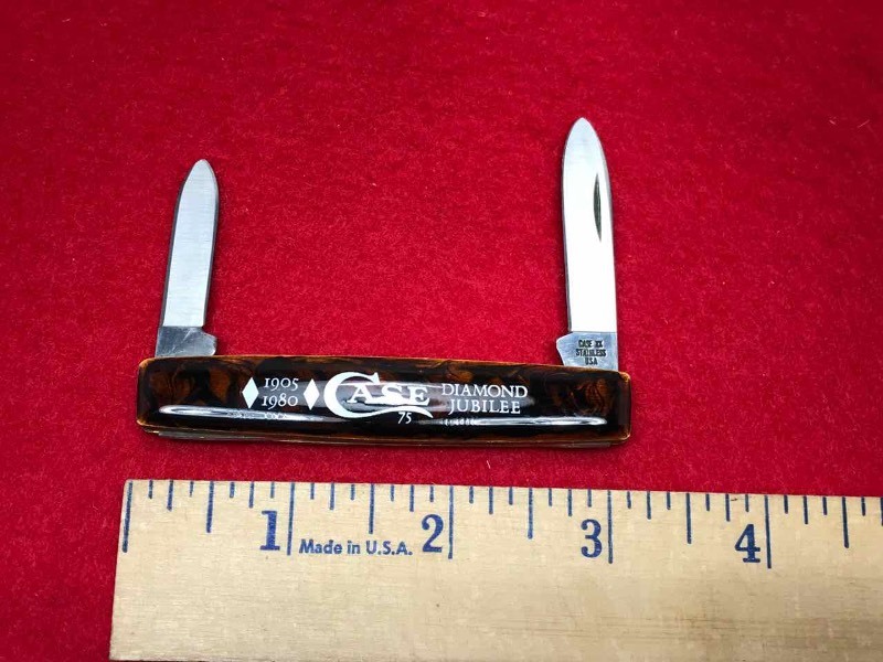 lot 507 image: Knife  Case Commemorative 278 Diamond Jubilee 1905-1980 (75)