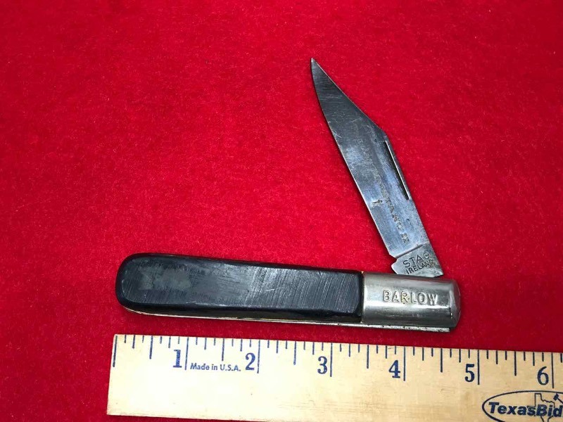 lot 520 image: Knife  Barlow Stag Ireland Precise Mustang II (wear)