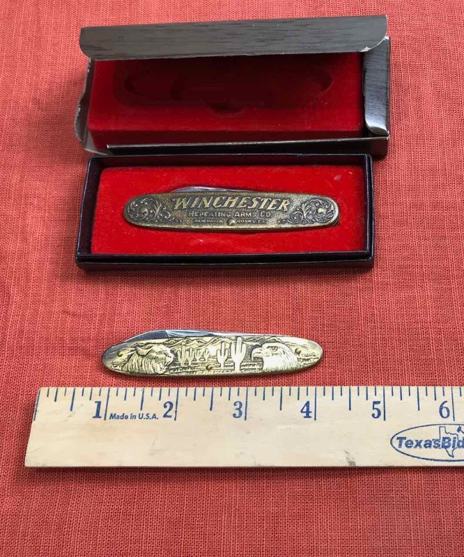 lot 669 image: (2) Knives Pocket (LD450 & Winchester 1987-1)