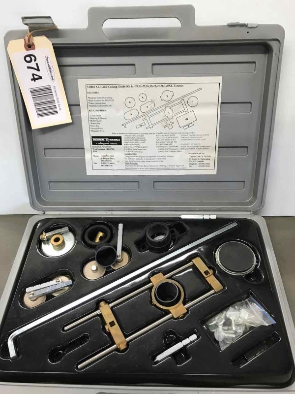 lot 674 image: Tool  7-8910 XL Hand Cutting Guide Kit for PCH Torches