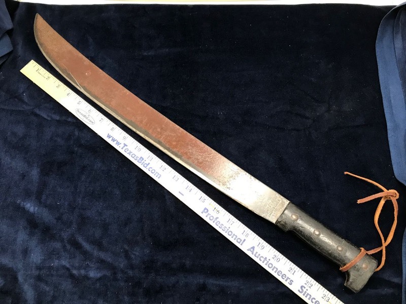 lot 162 image: Knife  Collins & Company Machette