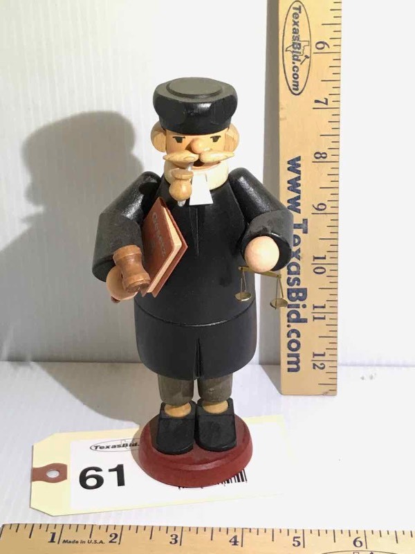 lot 61 image: (1) Incense Smoker, Made in Germany, Erzgbirge