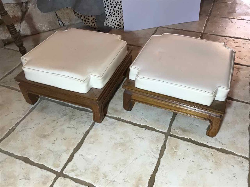 lot 76 image: (2) Foot Rests