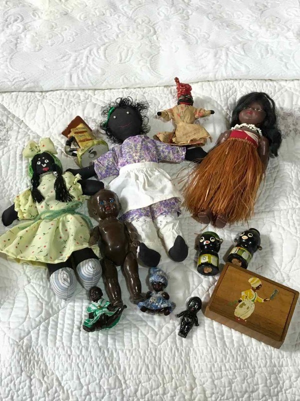 lot 110 image: Americana  Dolls, Figures