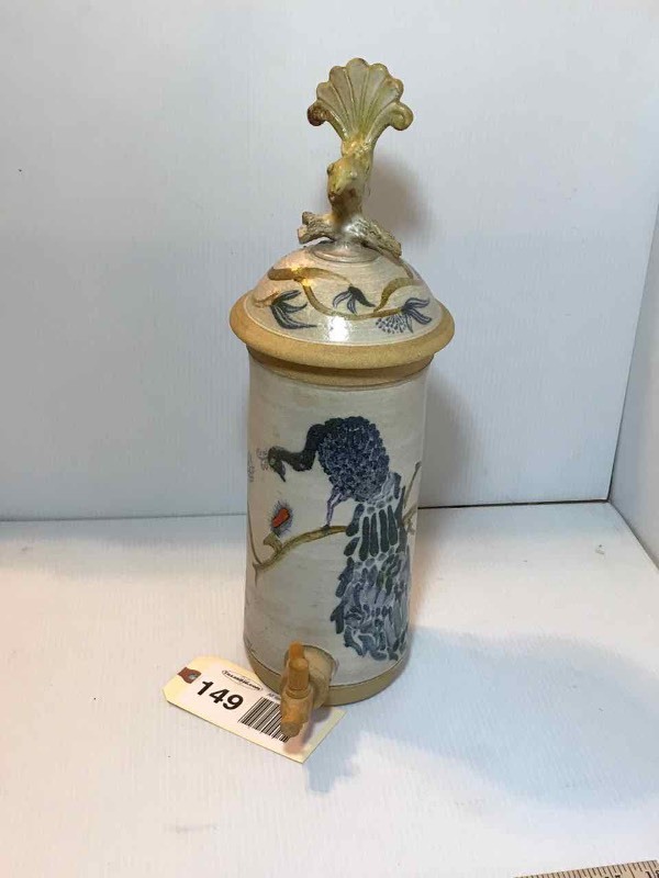 lot 149 image: Pottery, Jamcee Decanter, Bird Top