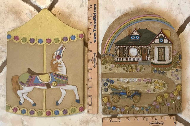 lot 442 image: Art  (2) Ceramic Plaques