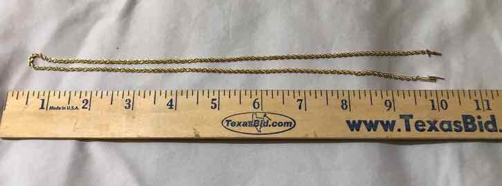 lot 490 image: Rope ChainNecklace