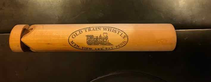 lot 502 image: Wood Train Whistle