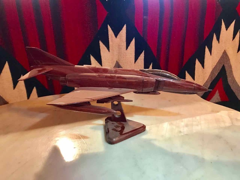 lot 536 image: Jet  Carved Wood, Made in Vietnam