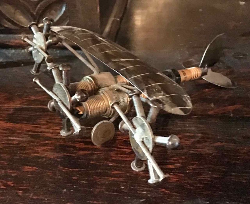 lot 541 image: Art  Welded Plane