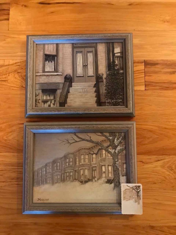 lot 546 image: (2) Orignal Paintings by Jean Callahan  Brooklyn N.Y.