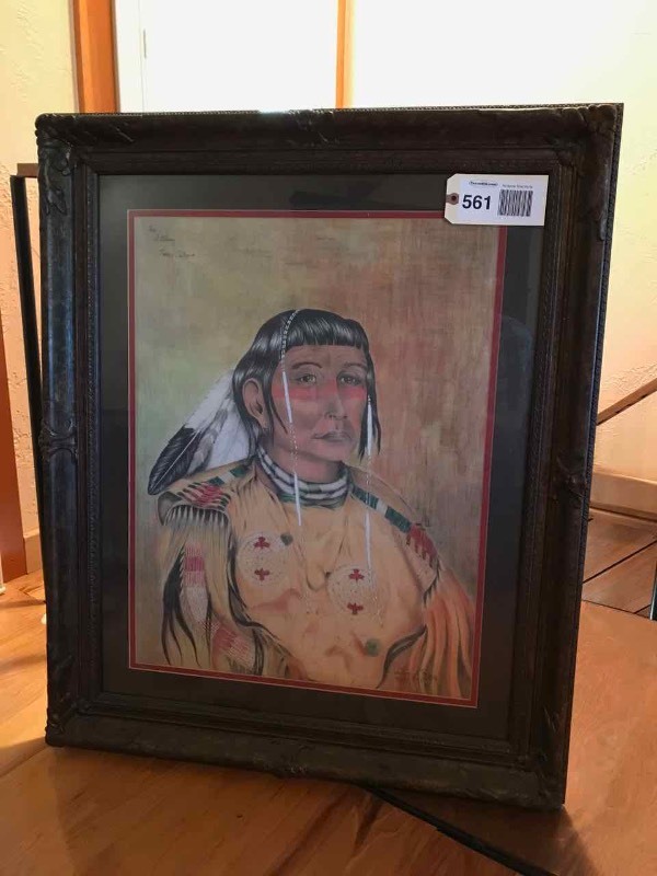 lot 561 image: Framed Painting Arturo A. Reyes, Fred Alejandro 1981