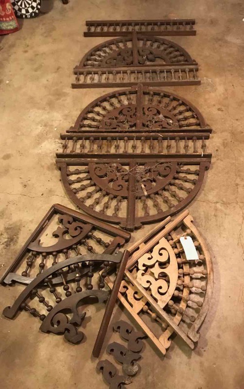 lot 617 image: Pieces & Parts of GingerbreadFret Work