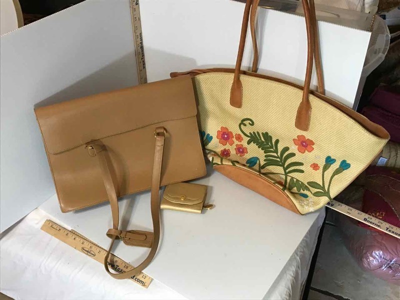 lot 228 image: (3) Purses Cole Haan