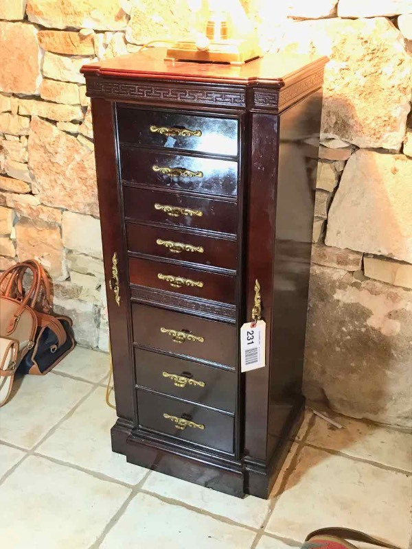 lot 231 image: Jewelry Cabinet
