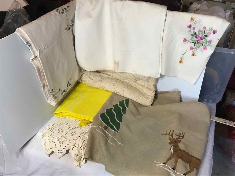 lot 240 image: Asst. Table Linens