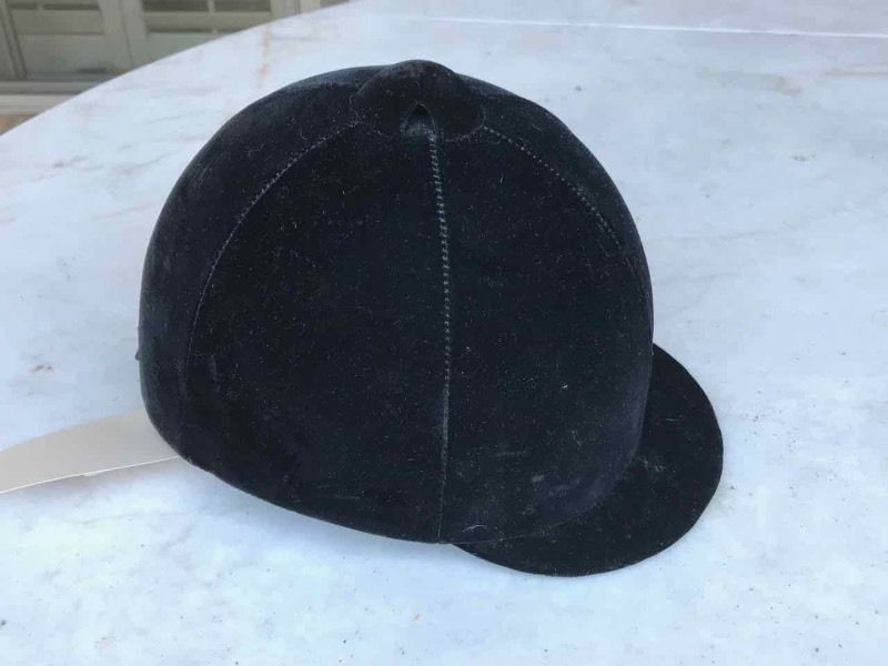lot 244 image: Riding Helmet by Lexington Safety Products, Black Velvet OV120 (7-18)