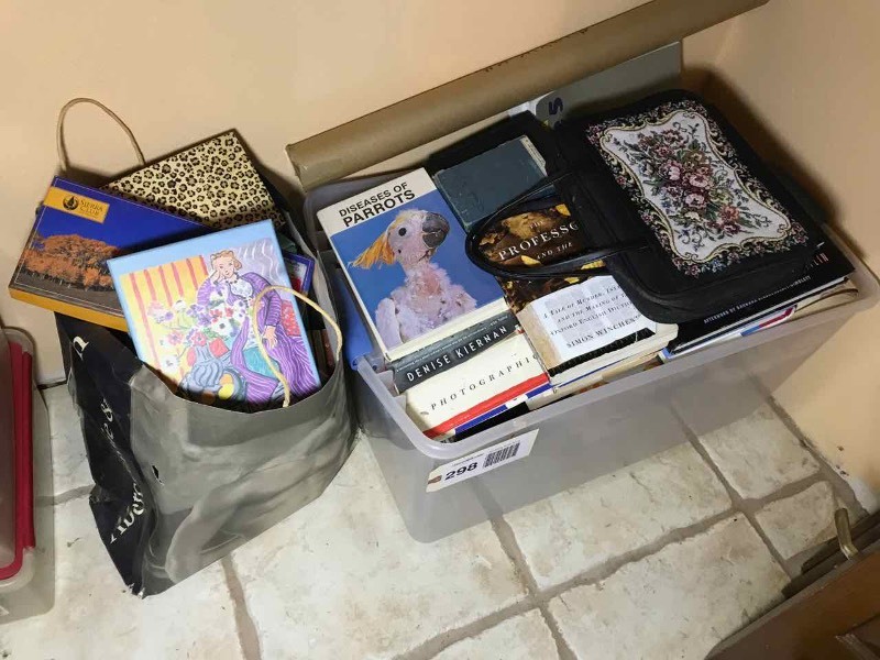 lot 298 image: Books, Note Pads, Stationary