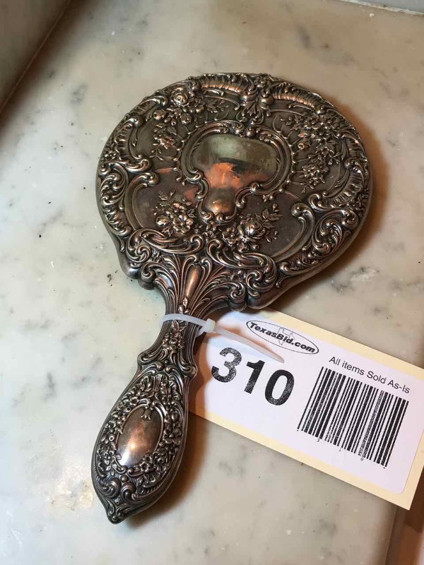 lot 310 image: Hand Mirror (Silver Plate)