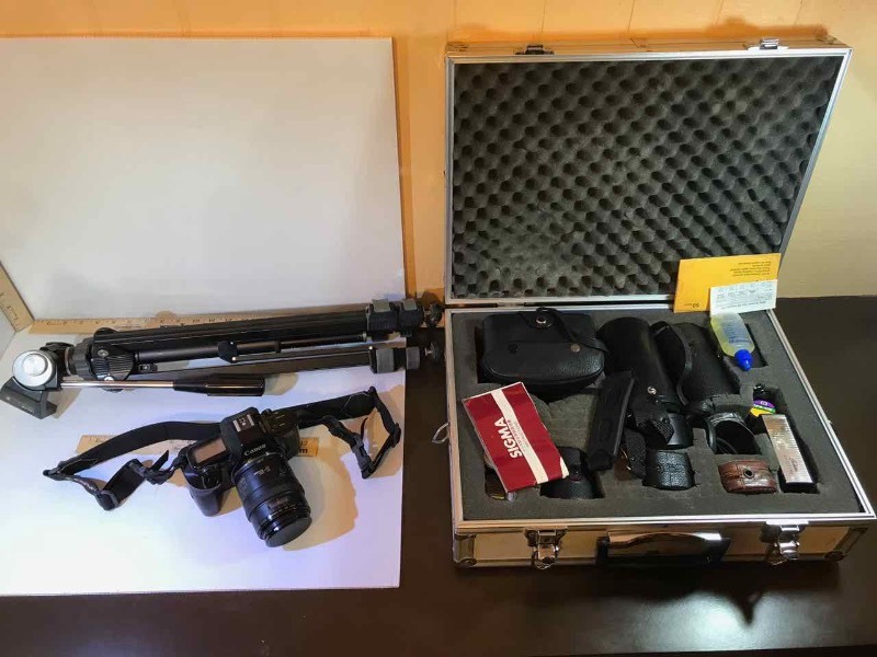 lot 378 image: Asahi Pentax Spotmatic Camera, Lenses, Case