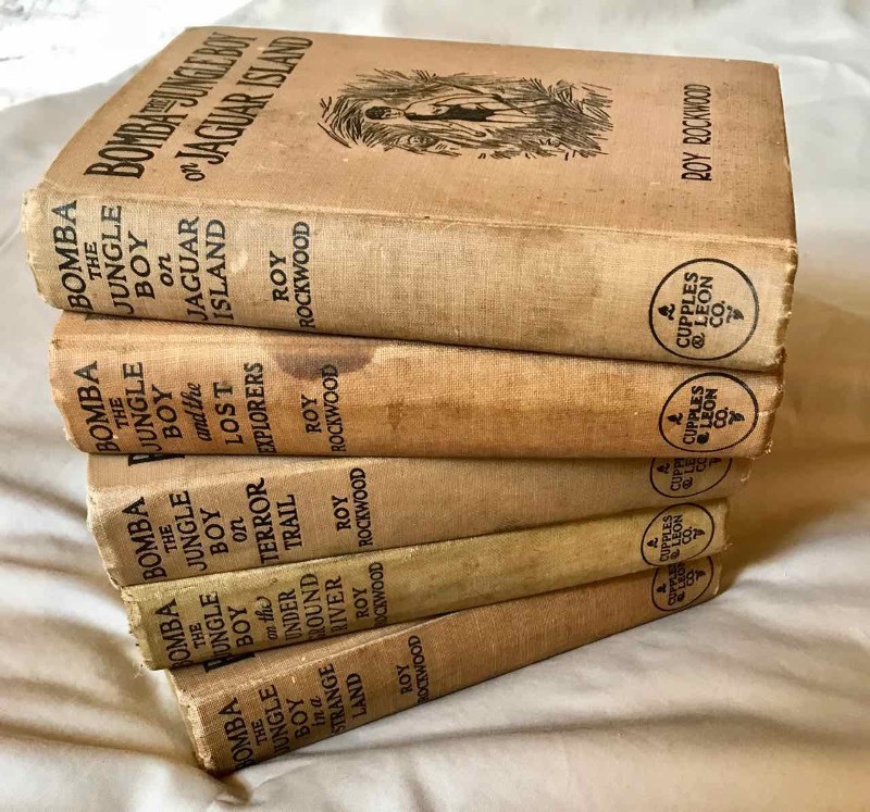 lot 670 image: (5) Old Books  Bomba The Jungle Boy