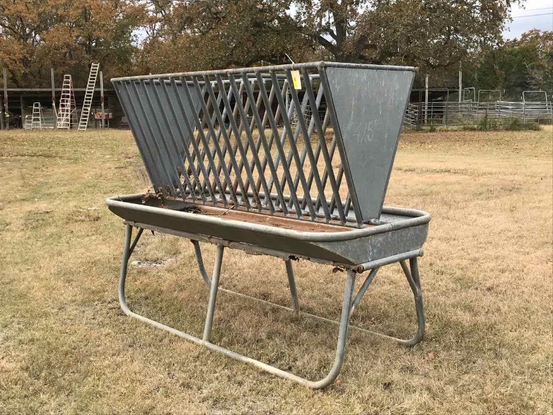 lot 701 image: Hay Feeder, Galvanized