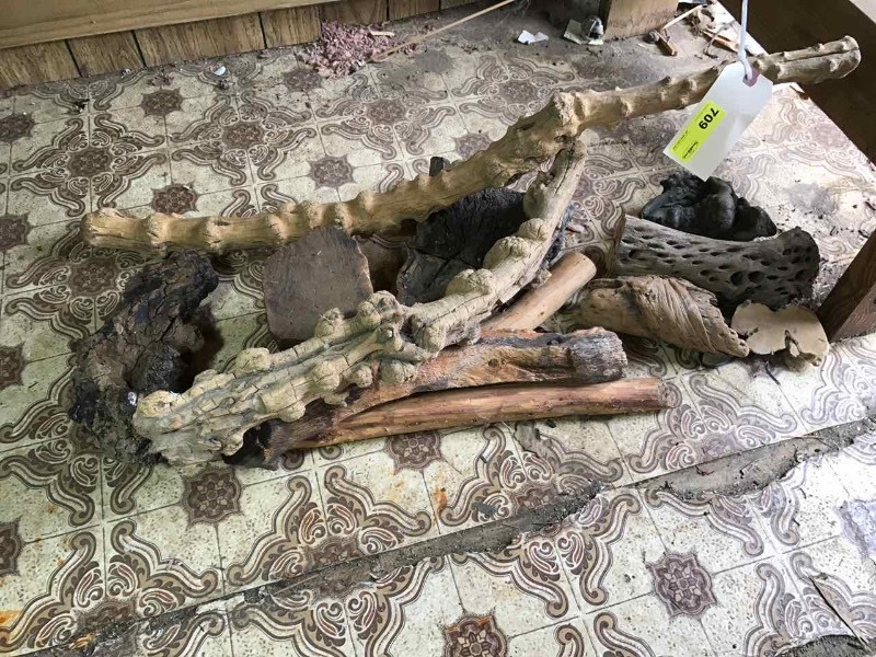 lot 709 image: Exotic Wood Pieces