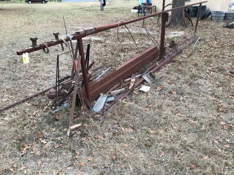 lot 730 image: Asst. IronSteel and Rack