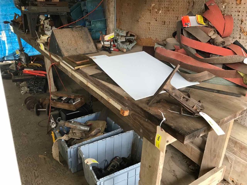 lot 765 image: Large Work Bench