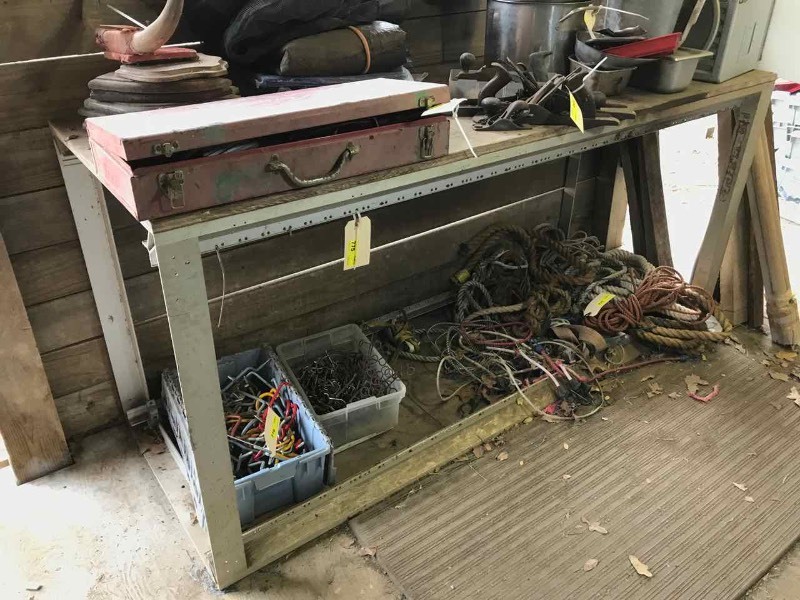 lot 775 image: Aluminum Workbench