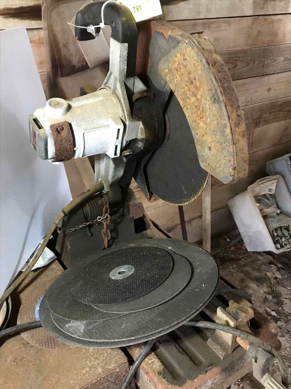 lot 791 image: B&D Industrial HD Chop Saw 14 in.