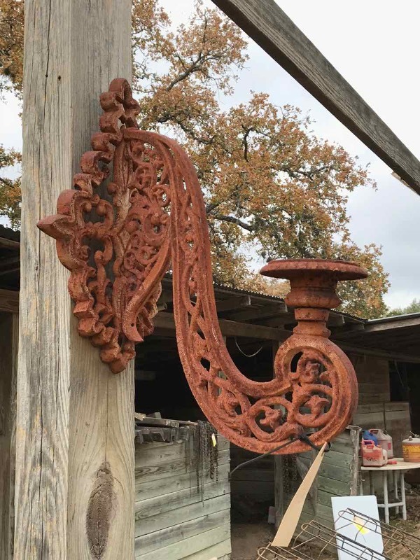 lot 823 image: Iron Wall Sconce