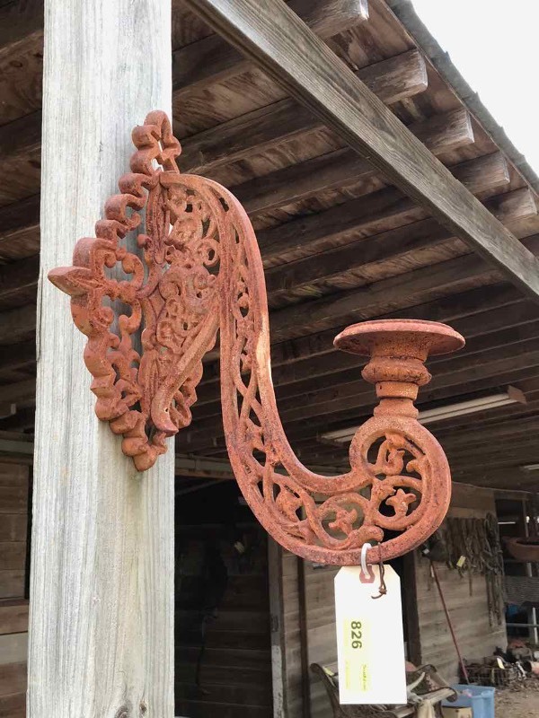 lot 826 image: Iron Wall Sconce