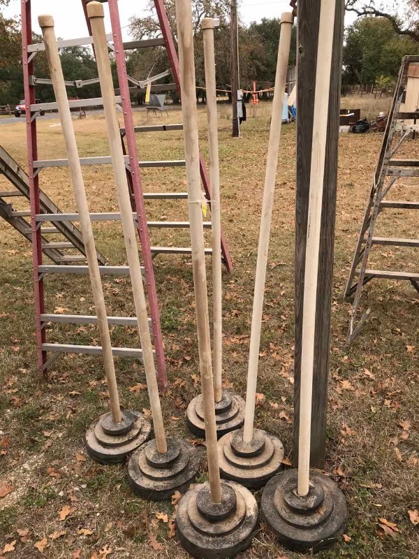 lot 830 image: Horse Poles